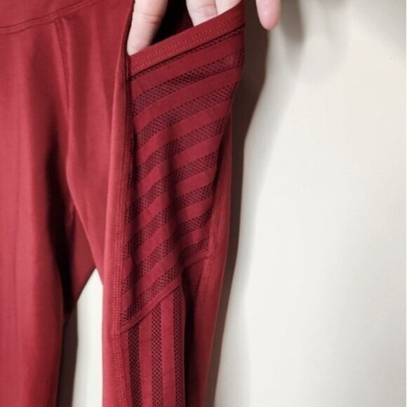 Alpha prime Revolt wine mesh Leggings size XS - Picture 3 of 7